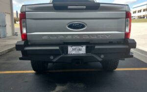 Steelcraft Elevation Rear Bumper Fine Texture Black for 2017-2022 Ford Super Duty - 65-21380 