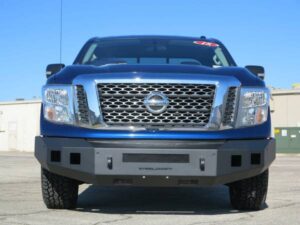 Steelcraft Fortis Front Bumper Fine Texture Black for 2017-2023 Nissan Titan Includes PRO-4X. - 71-14090 