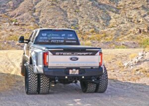 Steelcraft Fortis Rear Bumper Fine Texture Black 2017-2022 Ford Super Duty - 76-21380 