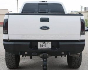 Steelcraft Fortis Rear Bumper Fine Texture Black for 1999-2016 Ford Super Duty - 76-21370 