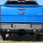 Steelcraft Fortis Rear Bumper Fine Texture Black for 2019-23 Ford Ranger - 76-21340 