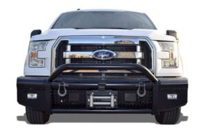 Steelcraft HD Bull Nose Front Bumper Semi-Gloss Black 2015-17 Ford F-150 All Models Eco-Boost - 55-11410 