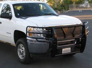 Steelcraft HD Grille Guard Semi-gloss Black for 2011-2014 Chevy Silverado 2500HD/3500 - 50-0410 