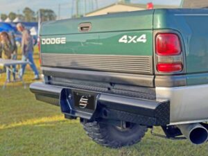 Steelcraft HD Replacement Rear Bumper Semi-gloss Black 1994-2002 Dodge Ram 2500/3500 - HD22200 