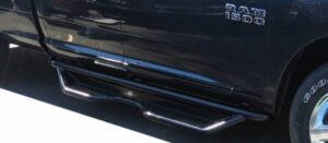 Steelcraft HD Sidebar Semi-Gloss Black Ram 2500/3500 10-22 / Dodge Ram 1500 09-18 / Ram 1500 "Classic" 19-23 Quad Cab - 80-22600 