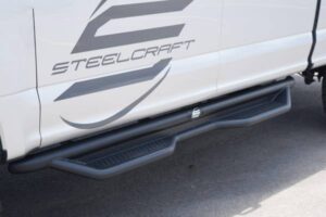 Steelcraft HD Sidebar Textured Black 99-16 Ford Super Duty Crew Cab - 80-12460T 