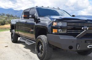 Steelcraft HD Sidebar Textured Black Chevy Silverado GMC Sierra 2500/3500 Silverado/Sierra 1500 2019 Silverado 1500 LD Classic Crew Cab - 80-02210T 