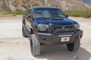 Steelcraft STX600 Running Boards Black 2005-2023 Toyota Tacoma Double Cab - 600-30900 