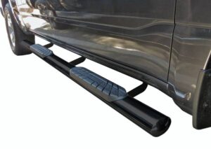 Steelcraft Semi-Gloss Black 4" Straight Sidebars 05-23 Toyota Tacoma Extra Cab - 430910-1 