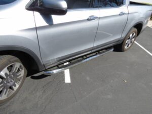 Steelcraft Stainless Steel 3" Round Sidebars 17-22 Honda Ridgeline - 251707 
