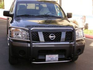 Steelcraft Stainless Steel Grille Guard for Nissan Pathfinder Frontier 2005-2020 - 54097 
