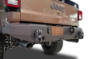 Steelcraft Textured Black Full Width Rear Bumper 20-23 Jeep Gladiator - 65-92540 