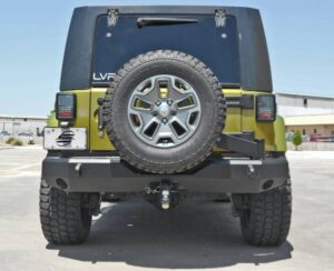 Steelcraft Textured Black Rear Bumper for Jeep Wrangler JK (07-18) - 65-92500 