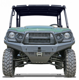 Steelcraft UTV Front Bumper Replacement Fine Textured Black Kawasaki Mule Pro-FX FXT DX DXT 2015-2022 - 70-2000 