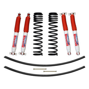 Skyjacker 3" The type of lift kit used is Springs. Lift Kit Nitro Shocks for 84-01 Cherokee XJ - JC301BPNLT