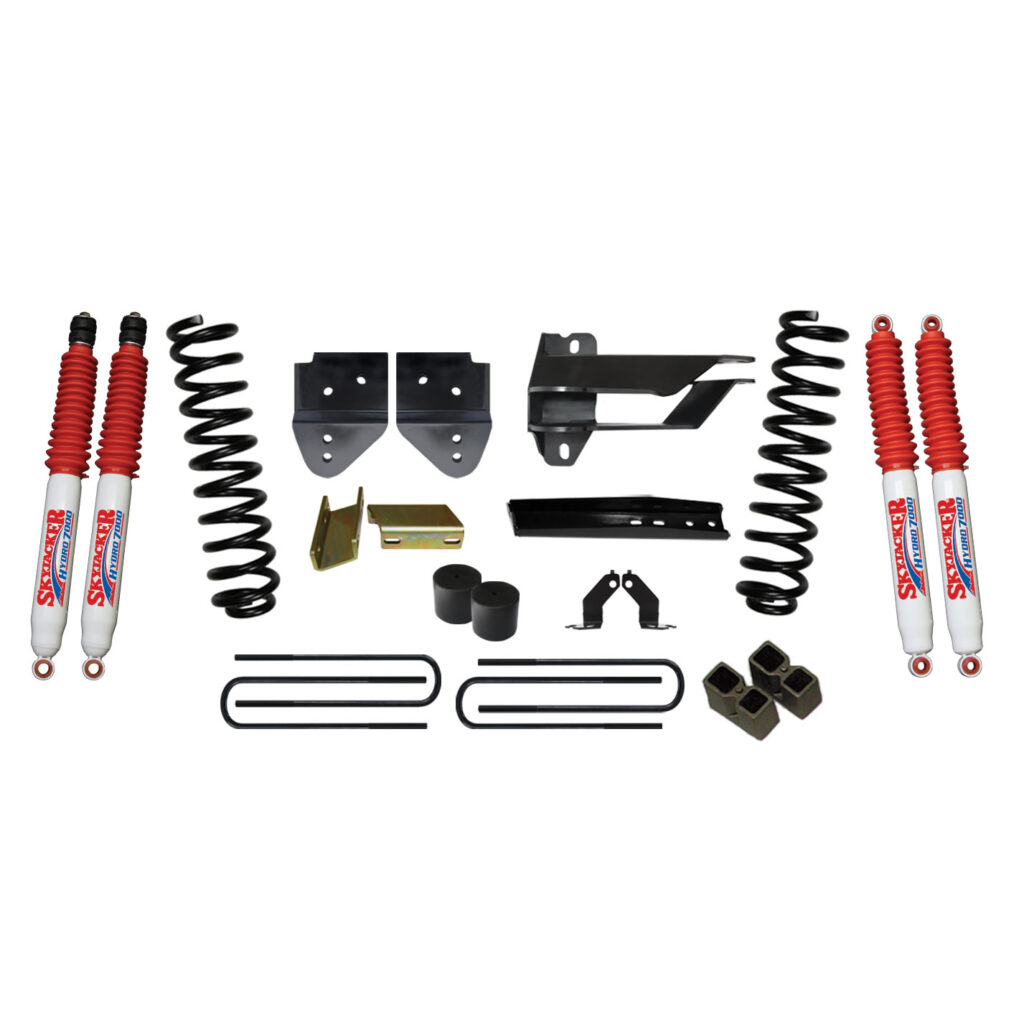 Skyjacker 4" Coils Lift Kit Hydro Shocks for 17-19 Ford F-350 Super Duty. - F17451K3-H