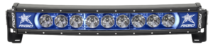 RIGID 20 Inch LED Light Bar Single Row Curved Blue Backlight Radiance Plus - 32001