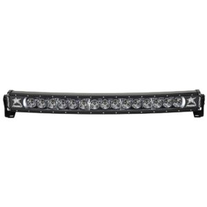RIGID 30 Inch LED Light Bar Single Row Curved White Backlight Radiance Plus - 33000