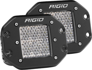 RIGID Diffused Flush Mount Pair D-Series Pro - 512513