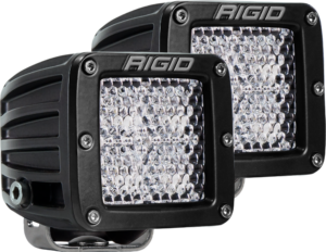 RIGID Diffused Surface Mount Black Pair D-Series Pro - 202513