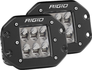 RIGID Driving Flush Mount Pair D-Series Pro - 512313
