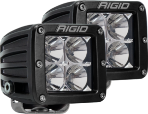 RIGID Flood Surface Mount Black Pair D-Series Pro - 202113