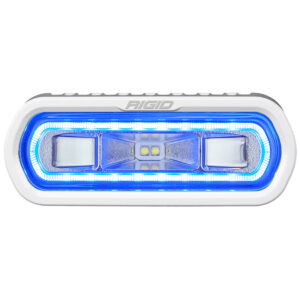 RIGID SR-L Series Marine Spreader Pod 2 Wire Surface Mount White With Blue Halo - 51101