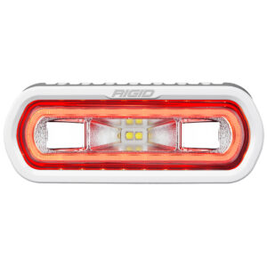 RIGID SR-L Series Marine Spreader Pod 2 Wire Surface Mount White With Red Halo - 51102