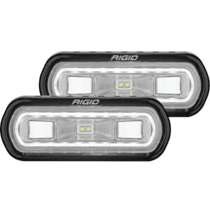 RIGID SR-L Series Off-Road Spreader Pod 3 Wire Surface Mount with White Halo Pair - 53120