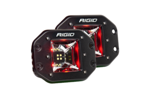 RIGID Scene Red Backlight Flush Mount Pair Radiance - 68212