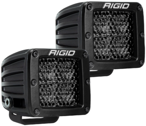 RIGID Spot Diffused Midnight Surface Mount Pair D-Series Pro - 202513BLK