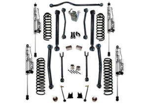 Superlift 4 Lift Kit with Fox 2.0 Reservoir Shocks and Reflex Ctrl Arms for 2007-2018 Jeep Wrangler JK 2Door_K996FX