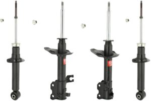 KYB Excel-G GR-2 Front Rear Shocks for 2000-01 NISSAN Sentra 333344 333345 341279 341279