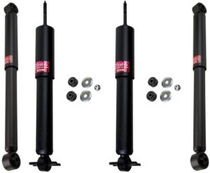 KYB Excel-G GR-2 Front Rear Shocks for 1999-04 GMC Sierra 2500 2WD 344402 344402 344385 344385