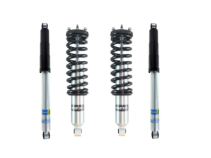 Bilstein 6112 0-2 Front Lift Assembled Coilovers and Bilstein B8 5100 Rear Shocks for 2004-2008 Ford F-150 2WD