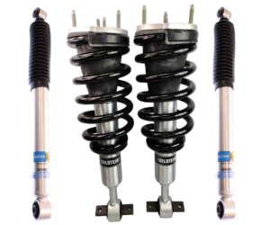 Bilstein 6112 Assembled Front 1.1-2.75 Lift Coilovers and 5100 0-1 Rear Lift Shocks for 2007-2014 Chevrolet Tahoe 1500 2WD-4WD
