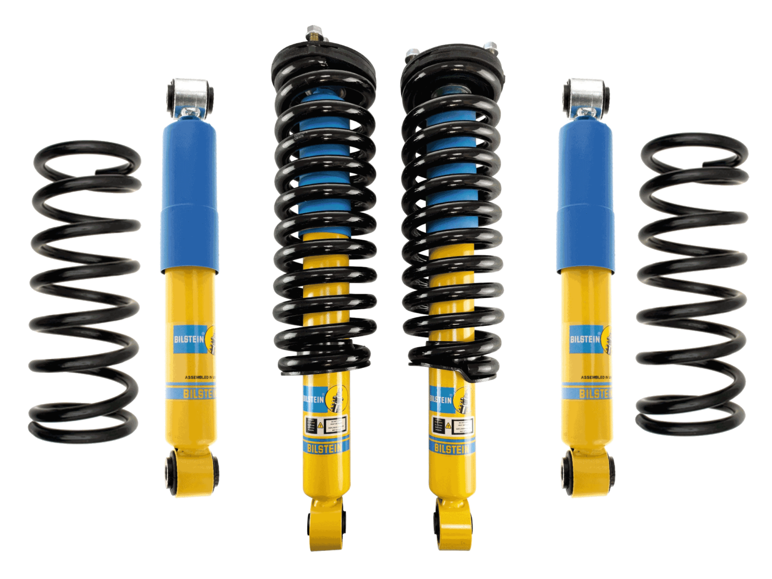 Bilstein 4600 Assembled Coilovers with OE Springs, Rear 4600 Shocks and