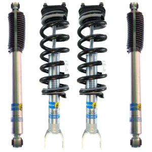 Bilstein 5100 0-2.75″ Front Assembled Coilovers and 0-1″ Rear Lift Shocks 2011-2018 RAM 1500 4WD