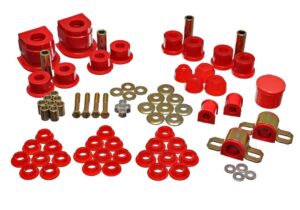Energy Suspension Suspension Bushing Kit Red for 1986-1991 Mazda RX-7 11.18101R