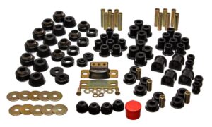 Energy Suspension Suspension Bushing Kit Black for 1987-1995 Jeep Wrangler YJ 2.18101G