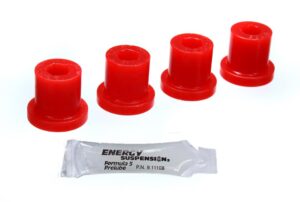 Energy Suspension Front Leaf Spring Shackle Bushing Red for 1981-1985 Jeep Scrambler 2.2118R