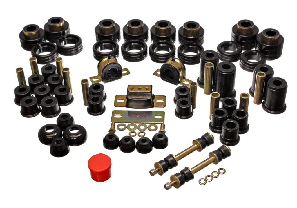 Energy Suspension Suspension Bushing Kit Black for 1988-1988 Chevrolet R30 3.18107G