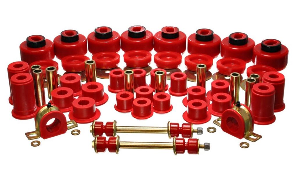 Energy Suspension Suspension Bushing Kit Red for 1999-2006 GMC Sierra 1500 2WD 3.18129R