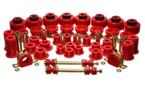 Energy Suspension Suspension Bushing Kit Red for 1999-2006 GMC Sierra 1500 2WD 3.18129R