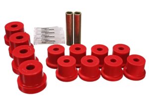 Energy Suspension Rear Leaf Spring Bushing Red for 1967-1969 Chevrolet Camaro 3.2102R