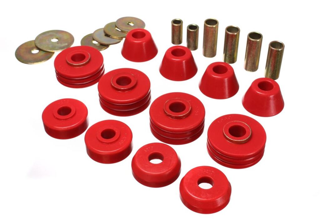 Energy Suspension Body Mount Bushings Red for 1967-1972 Chevrolet C10 Pickup 3.4108R