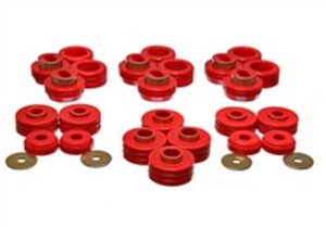 Energy Suspension Body Mount Bushings Red for 1981-1986 Chevrolet K10 Suburban 3.4124R