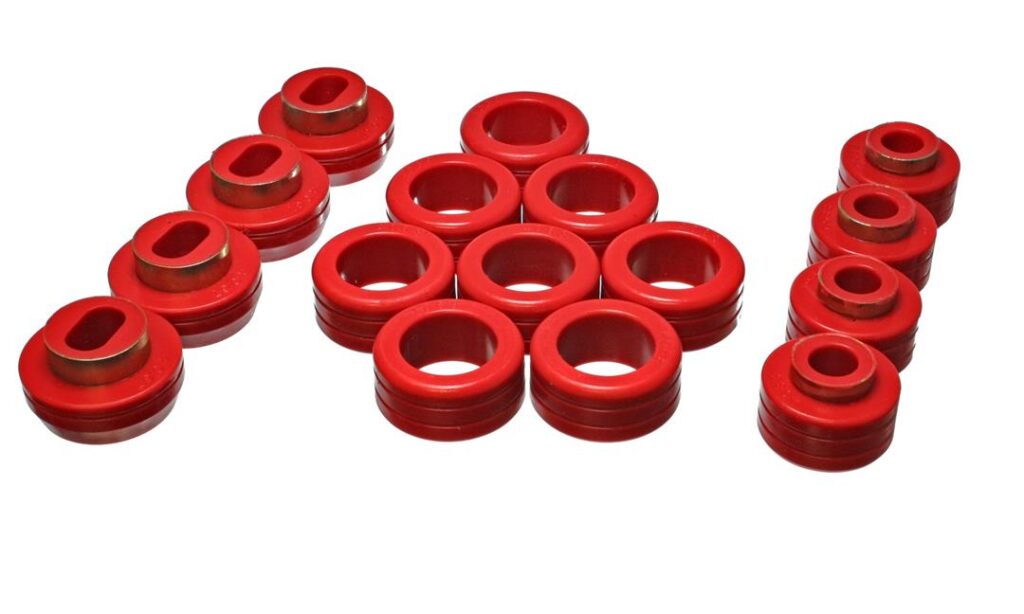 Energy Suspension Body Mount Bushings Red for 1983-2003 Chevrolet S10 3.4131R