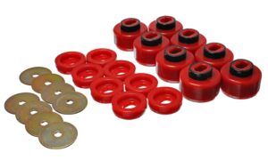 Energy Suspension Body Mount Bushings Red for 2002-2006 Chevrolet Avalanche 2500 4WD 3.4150R