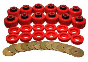 Energy Suspension Body Mount Bushings Red for 2002-2007 Cadillac Escalade 3.4156R